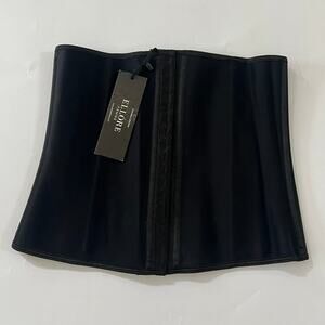 NWT Ellore Femme Black Corset Womens Size Small Medium Shapewear Punk Edgy